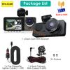 WIFI APP Video Recorder 2/3 Channel 1080P Car DVR Night Vision Dash Cam for Car Camera 3ways Rear View Camera Car Accessories