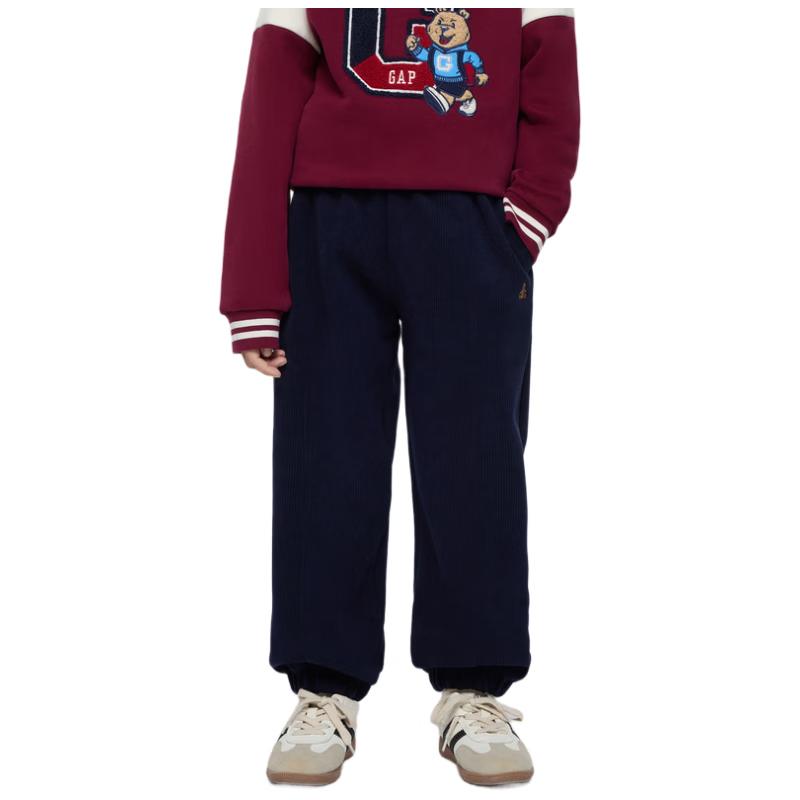 Gap Boys  Bear Embroidered Corduroy Drawstring Sweatpants 160/66