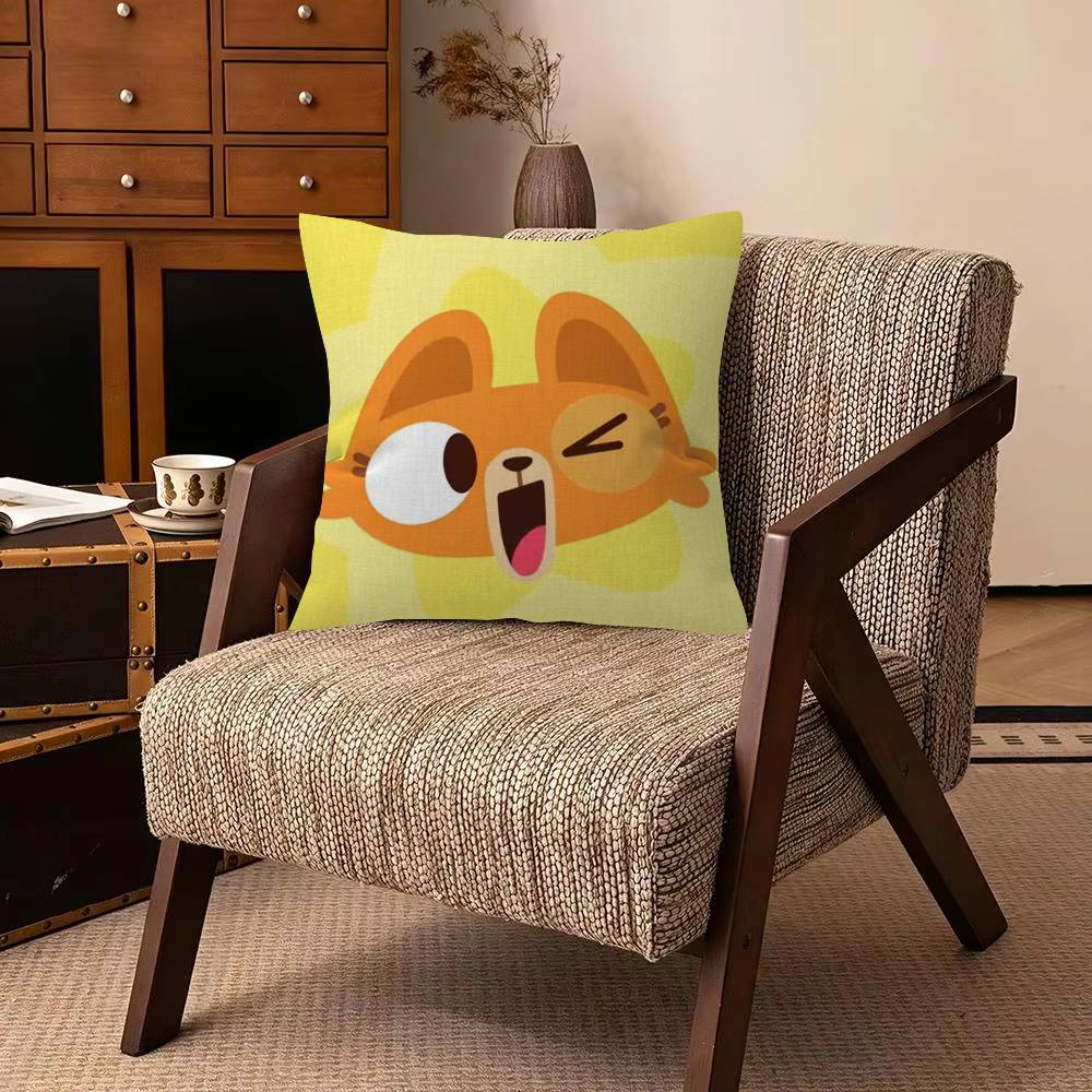 Art KKid E ECats Decorative Pillowcase Square Pillowcase Home Office Decorative Cushion Cover