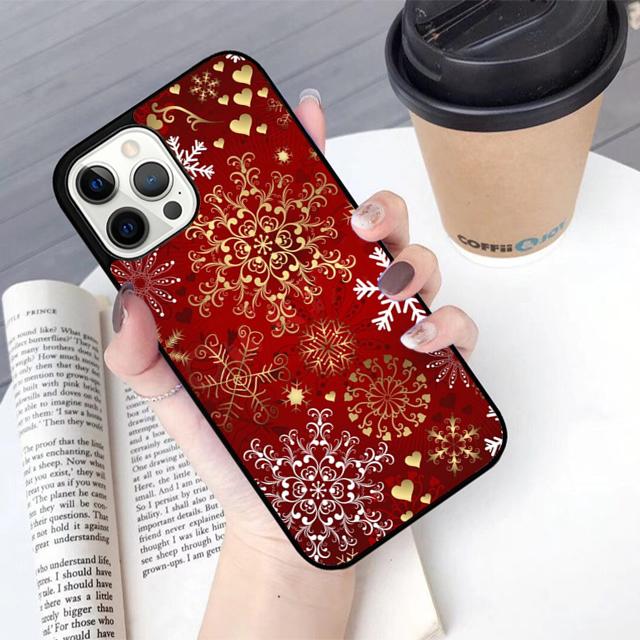Merry Christmas Happy New Year Style Phone Case For For iPhone 17 Air 16 15 11 12 13 14 Pro Ma Plus Coque