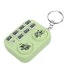   Keychain Colorful Lights DJ Disc Player Design Automatic Play and Self Press Mode Portable DJ Keyring