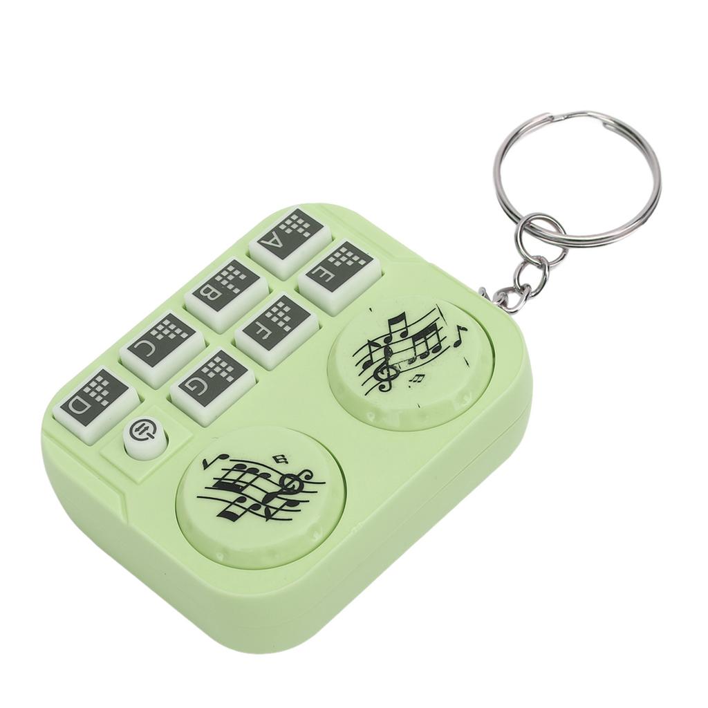 Keychain Colorful Lights DJ Disc Player Design Automatic Play and Self Press Mode Portable DJ Keyring