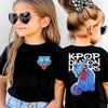 KPop Demon Hunters Saja Boys Barneklær Sommer Tegneserie Derpy Tiger Klær Mote Gutter T-skjorte Bomull Barne T-skjorter