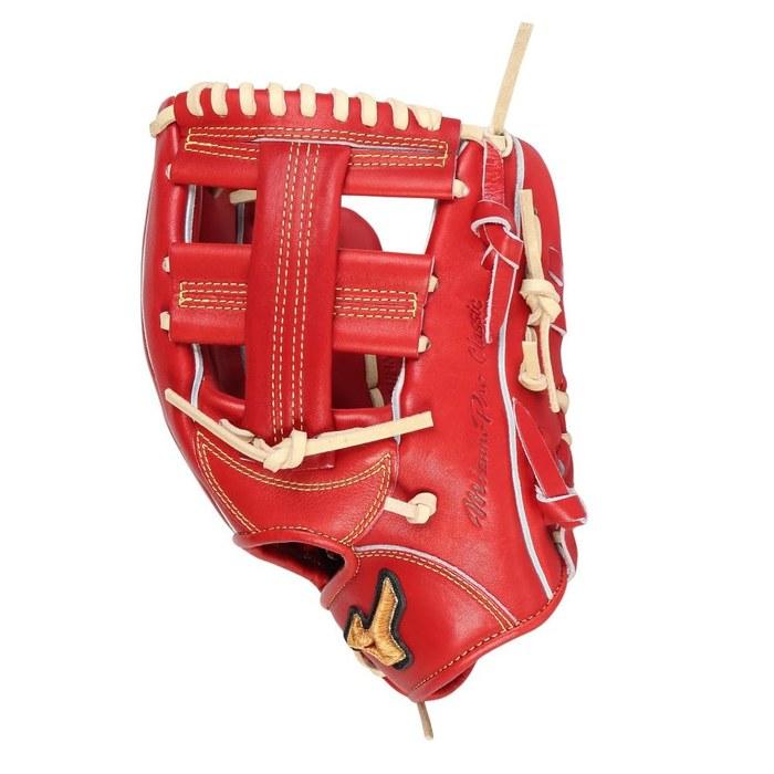 Mizuno Hard Baseball Glove Infielders' Model MizunoPro Classic Limited Color 1AJGH33133 4680 (Red)