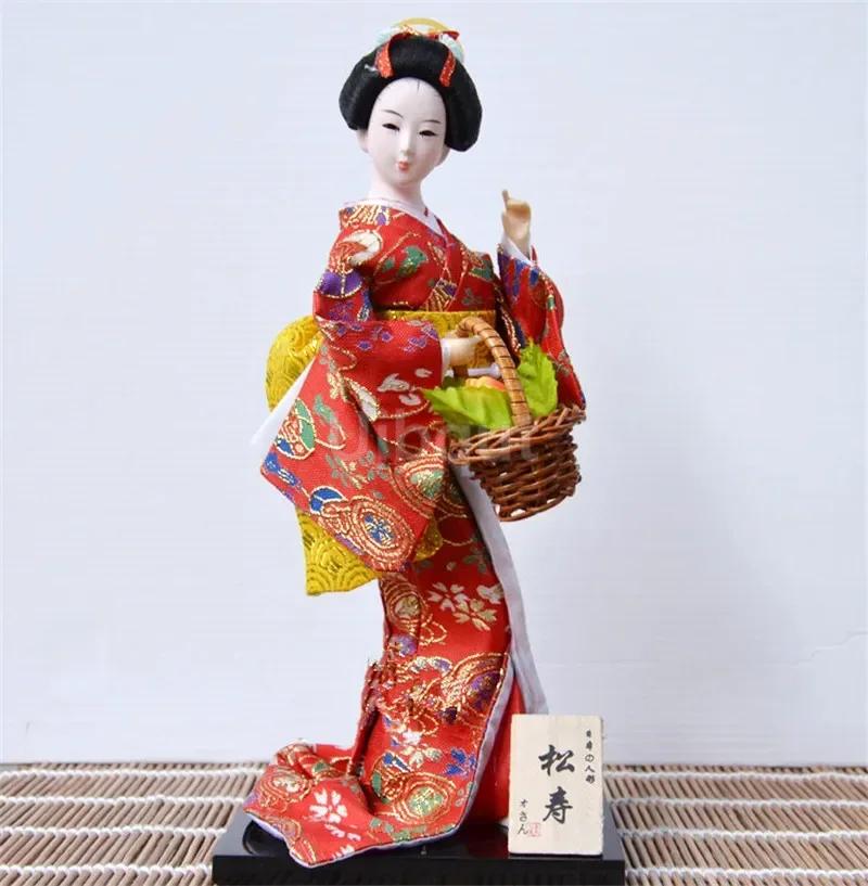 Geisha Japanese Kimono Doll Puppet Seafood Sushi Shop Restaurant Decorate Tool Cute Toy Embellishment Ornaments Gift Crafts 1-28