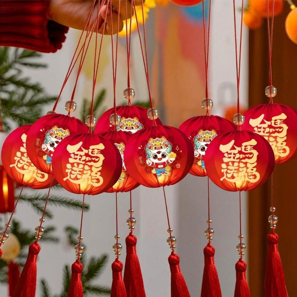 Handmade Chinese Hanging Lanterns Glowing Luminous Small Lanterns  Festival Celebrations