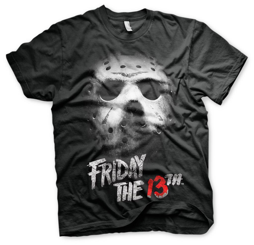 Licenza Ufficiale Friday The 13th Grande Alto 3XL 4XL 5XL Uomo T-Shirt