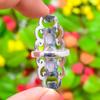 Natural Rainbow Moonstone Gemstone 925 Sterling Silver Gift Ring Size 10 W0j63