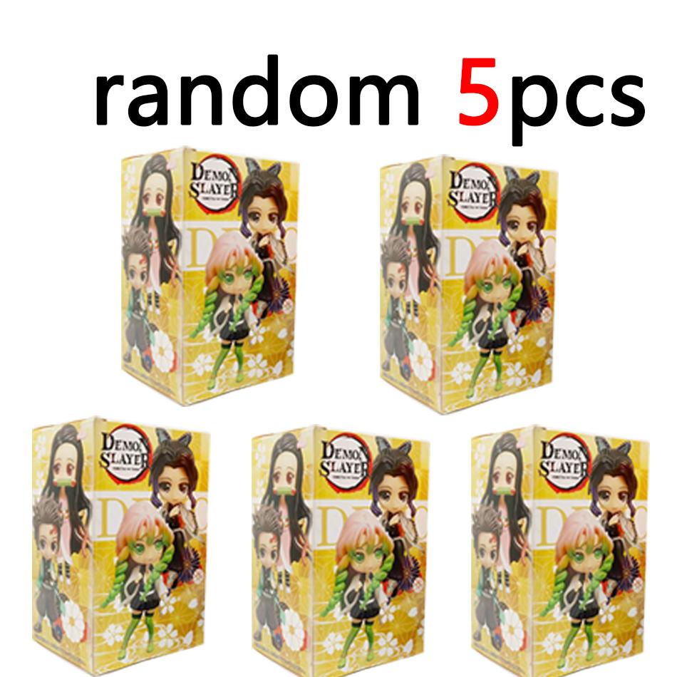 Anime Demon Slayer Figure Kamado Tanjirou Nezuko Action Figures Zenitsu Figurine Inosuke Kimetsu No Yaiba Figura PVC Model Toys
