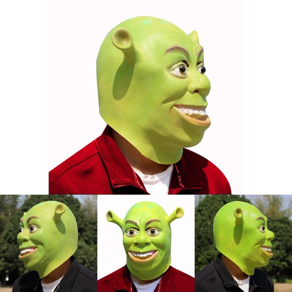 Maschera Shrek Costume Maschera Accessori Costume Cosplay Necessità di Halloween Quotidiano
