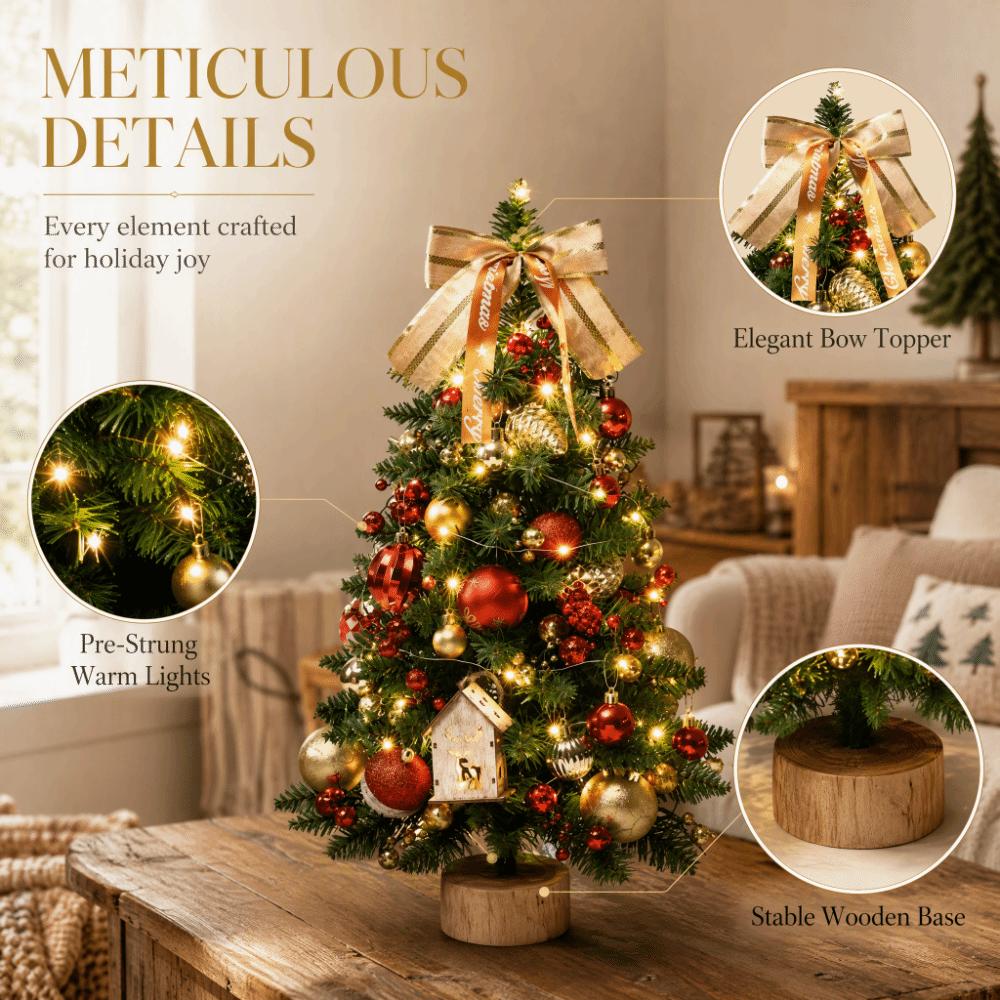 Simulated Christmas Tree Green Simulated Plants Gift Small Pine Tree Hotel Window