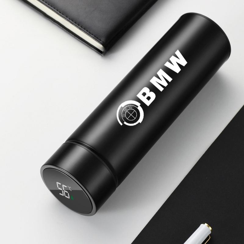 304 Stainless Steel Insulated Car Cup 500ml Leakproof Auto Thermal Water Bottle Accessories For BMW G80 G06 G07 G42 G14 G15 G16