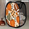 1Pcs Autumn Sunflower Pumpkin Series 3 Pop-Up Laundry Hamper Expandable Mesh Hamper Basket for Room Bedroom Bathroom Organization Contemporary Storage