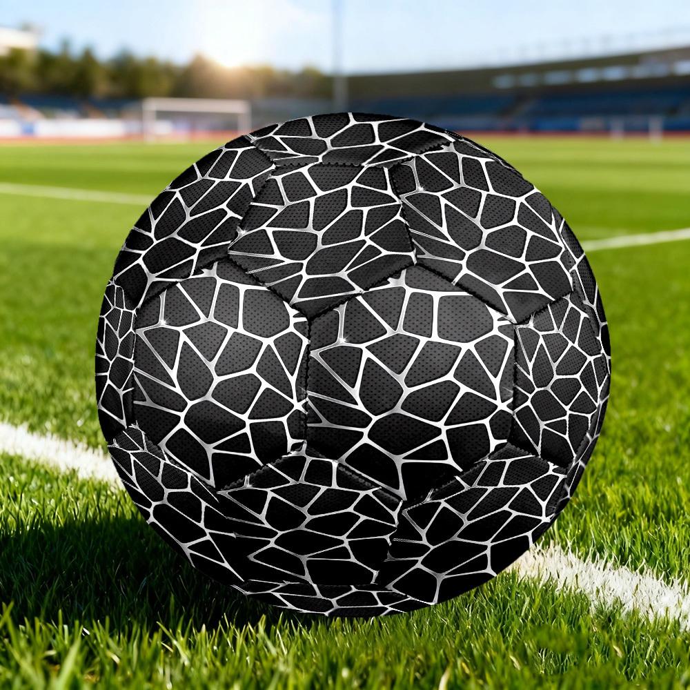 1pc Metallic Texture Size 5 Soccer Ball Professional Match Training Football Indoor &Outdoor Sports Ball Lightweight Durable C65100
