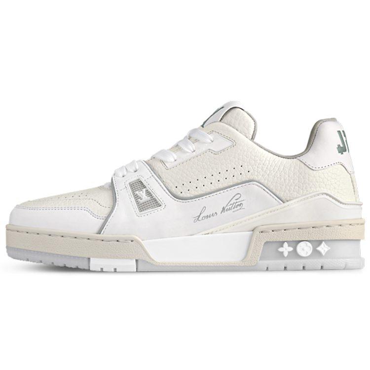 LOUIS VUITTON Trainer Cream White Grey