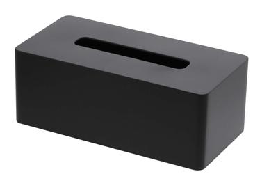 Yamazaki 3902 Thick Tissue Case Black Approx. W26 X D13 X H10 Cm Tower Tower Moisturizing Tissue