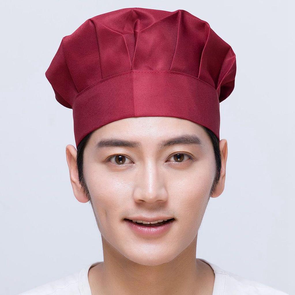 Chef Cotton Mushroom Hat for Restaurants, Hotels, and Bakeries