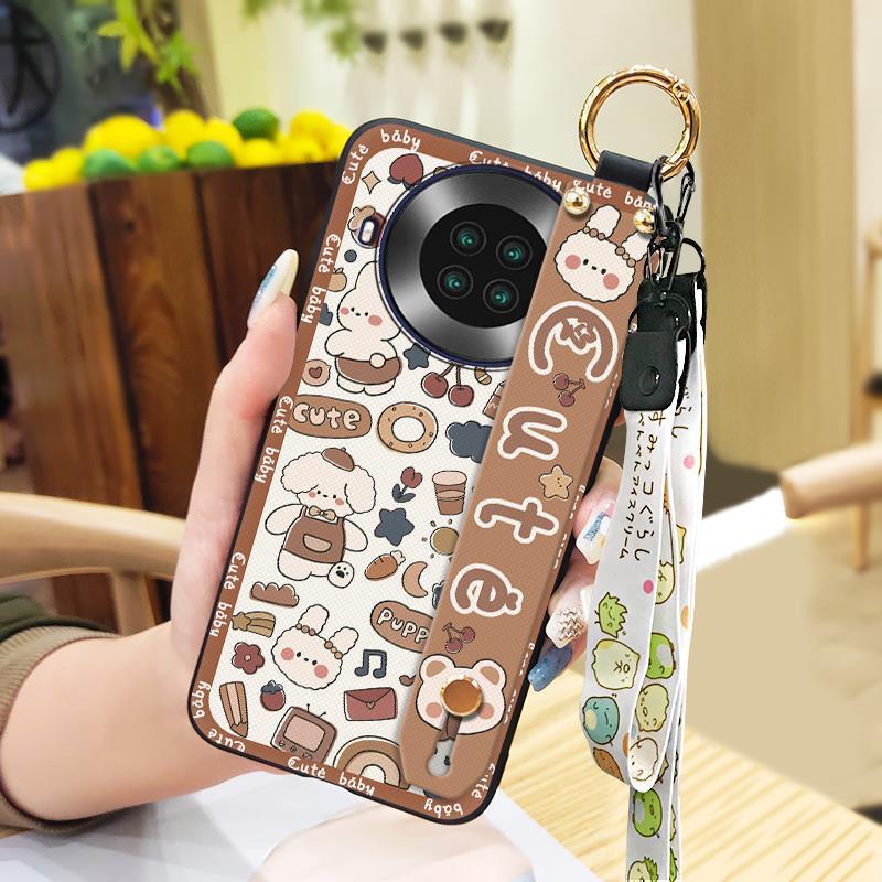 Ring Durable Phone Case For Cubot Note20 Protective Anti-knock Waterproof Shockproof Wristband Cartoon Dirt-resistant