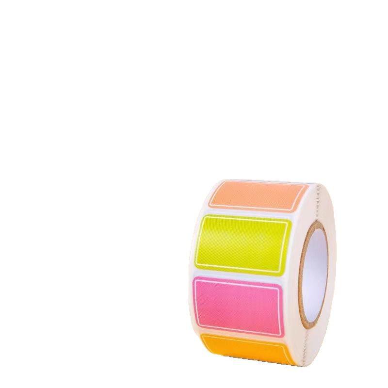 Colored Sticky Name Labels for Students – Self-Adhesive Note & Classification Stickers