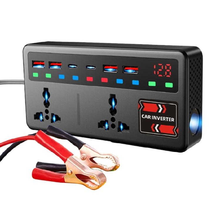 Easy Install Car Power Inverter With Overload Protection For Reliable Energy Supply Laptop Refrigerator Appliances Use