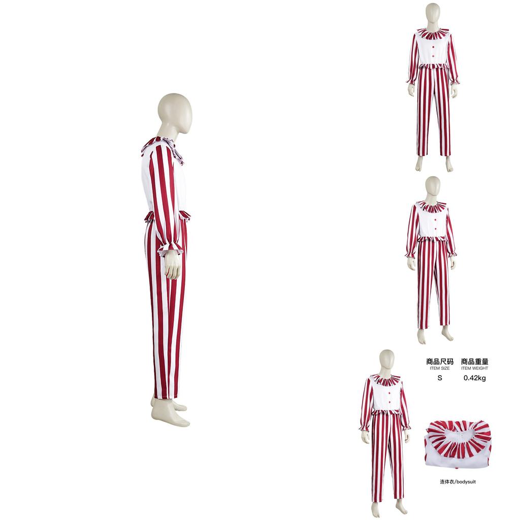 Clown In A Cornfield Cosplay Costume For Halloween Stage Performances With Spandex And Polyester For Halloween