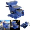 Bench Vise Heavy Duty Tabletop Clamp with Anvil Swivel Locking Base (4 )