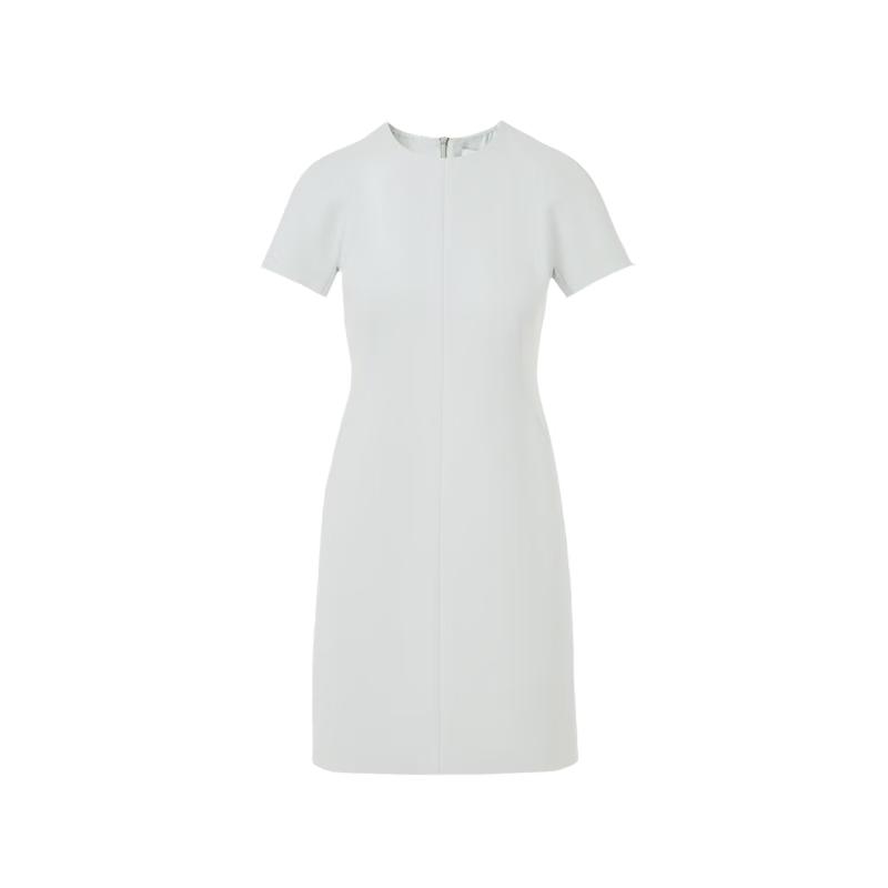 Elegant French Style Waist-Cinched A-Line Dress M