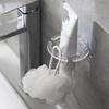 Toothbrush Toothpaste Holder Strong Load-bearing Punch Free Wall Mounted Shaver Organizer Toothbrush Storage Rack