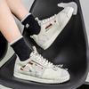Trend Green Casual Sneaker Man Personality Patchwork Designer Men's Shoes Comfort Lace-up Flat Skateboard Shoes Men Casual Shoes