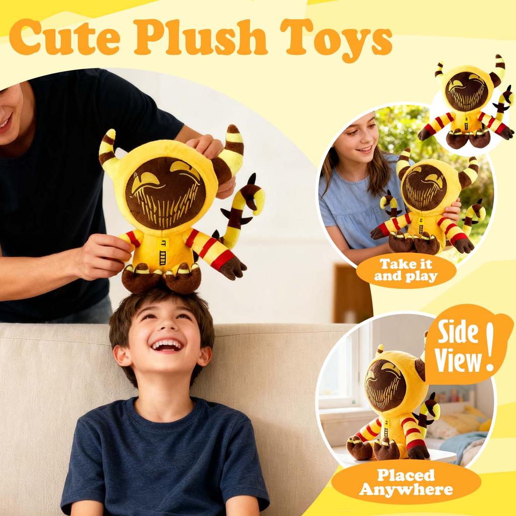 Plüschpuppe, Spielzeuggeschenk, Cartoon, Stoffpuppe für Kinder, Geschenkkissen für Kinder