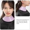 Silikon Stylisten Schneidekragen Haarfärbeumhang Wasserdichte Nackenabdeckung Wickel Friseur Friseurbedarf