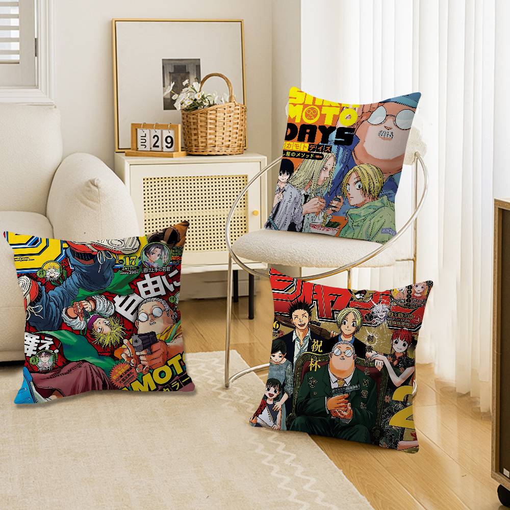 Anime SAKAMOTO DAYS Personalized Pillow Cover Kids Bedroom Wild Party Decor Pillowcase Kid Birthday Shower Gift