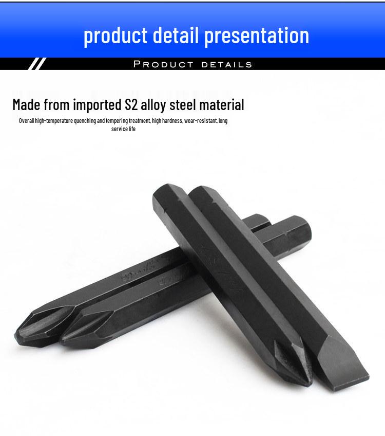 Phillips Impact Driver & Screwdriver Bits – Magnetic, Wear-Resistant Chrome Vanadium Alloy Steel