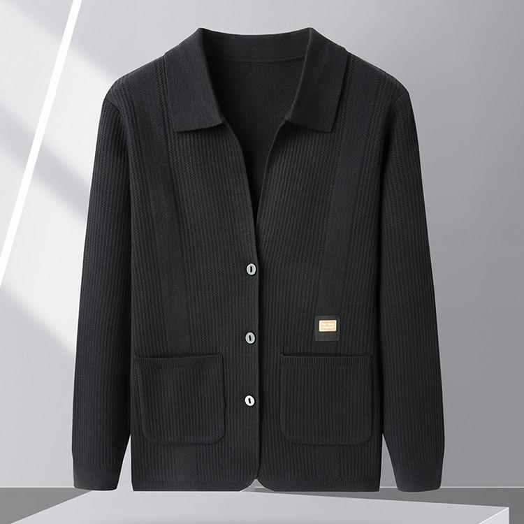 2025 Men's Spring/Autumn Knit Cardigan Sweater - Youth Fashion Jacket