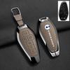 Car Key Cover Case For Denza N7 N8 N9 Z9Gt Zinc Alloy Leather Remote Control Protector Holder Shell Keychain Auto Accessories