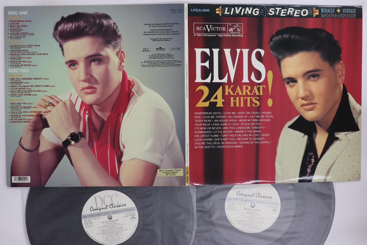 

LP Record ELVIS PRESLEY 24 Karat Hits 180g LPZ22040 DCC COMPACT CLA 1997 US Rock Used