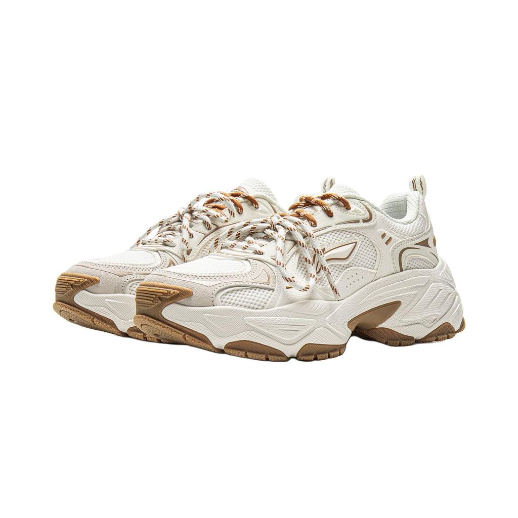 Li Ning Brown Sugar 2 Slip Resistant, Abrasion Resistant, Breathable Cushioning, Rebound Low Top Casual Shoes Women's AGCV366-1