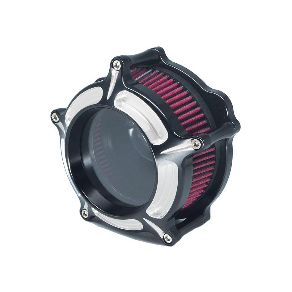 

Harley CNC Алюминиевый Прозрачный Воздушный Фильтр для 883 Softail Dyna Touring