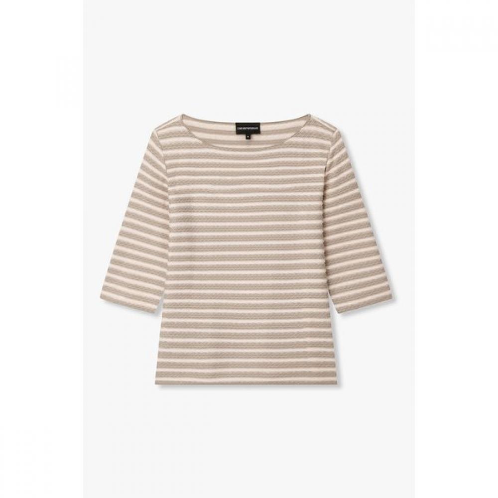 Emporio Armani Women S Stripe Jacquard Knit A526126504 M