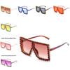 Fashion Oversized Sunglasses With Uv400 Protection For Summer Outdoor Wear