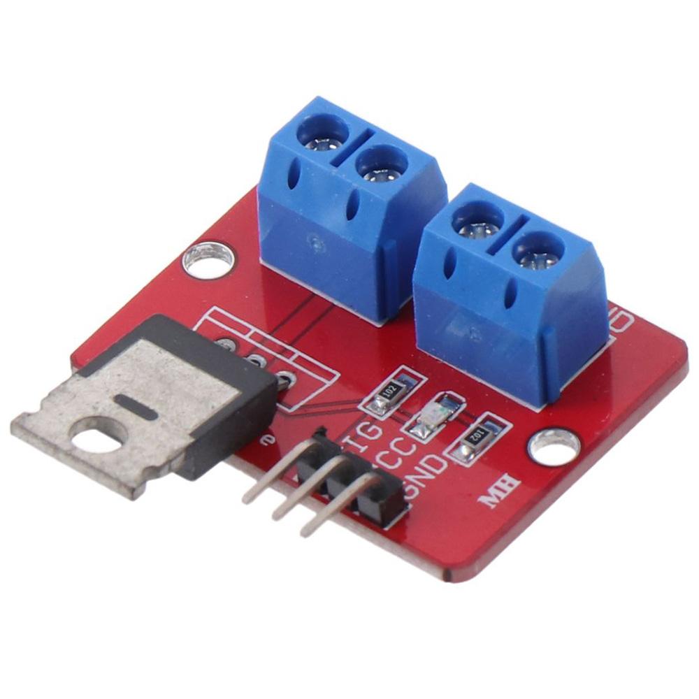 5pcs IRF520 MOSFET red Microcontroller irf520 mosfet Button Drive for Arduino  MCU  ARM Arduino