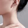 Vewant Hochwertige Ohrringe Piercing Rhodiumbeschichtet Klassisch Funkelnd Piercing Ohr-Crawler Climber Ohrringe Damen