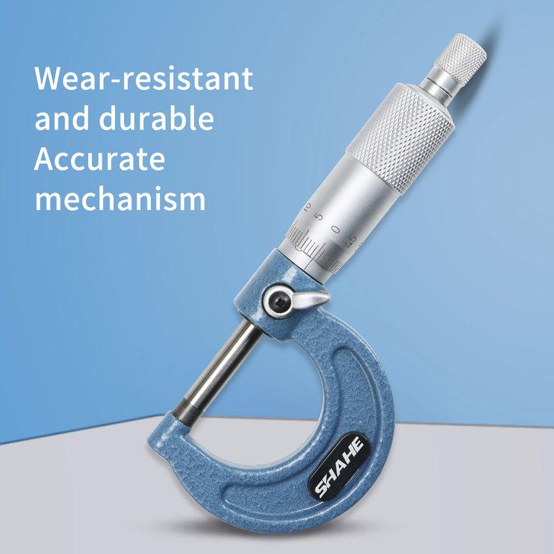 SHAHE High Quality 0.01mm Micrometer Caliper Gauge Outside Micrometer Measuring Tools