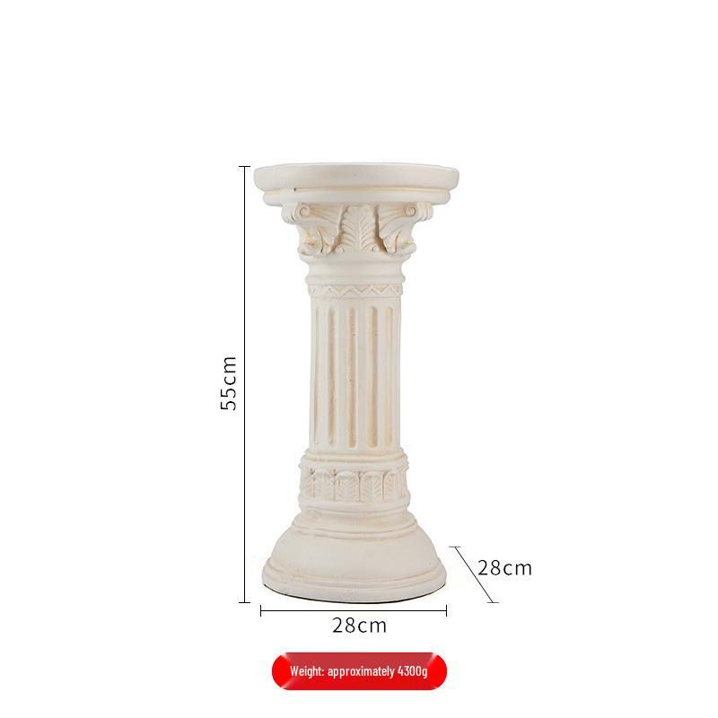 Europäischer Römischer Säulen Blumentopf: Retro Garten Hochzeitsdekoration Ornament