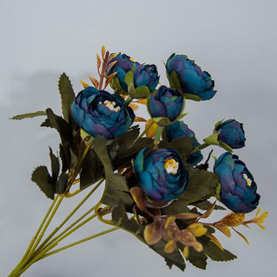 Praktische Teerosenblume, realistische tragbare Heimdekoration