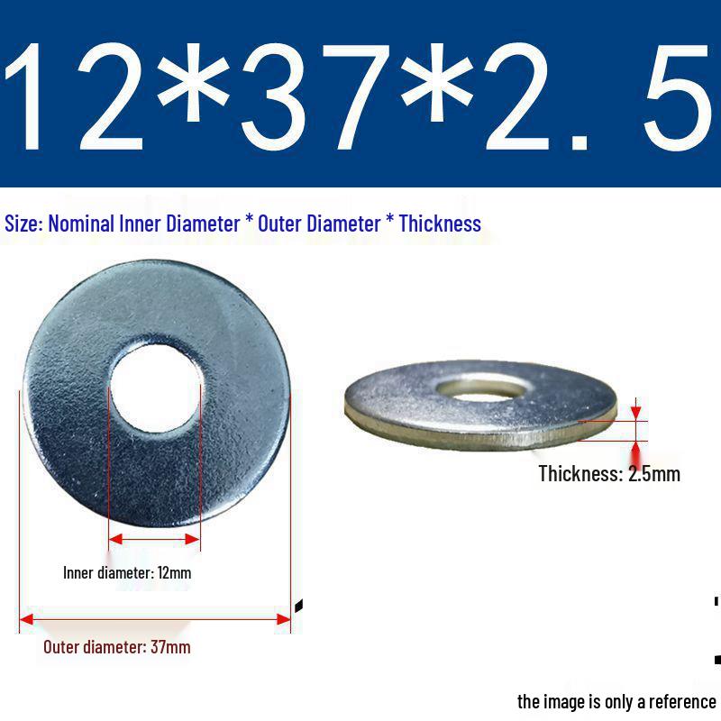 Galvanized Flat Metal Washer Spacer M3-M60