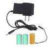 Adattatore di alimentazione per batteria fittizia eliminata da AC100-240V 50/60Hz a 4,5V LR20 D per giocattoli/controller/scaldabagno