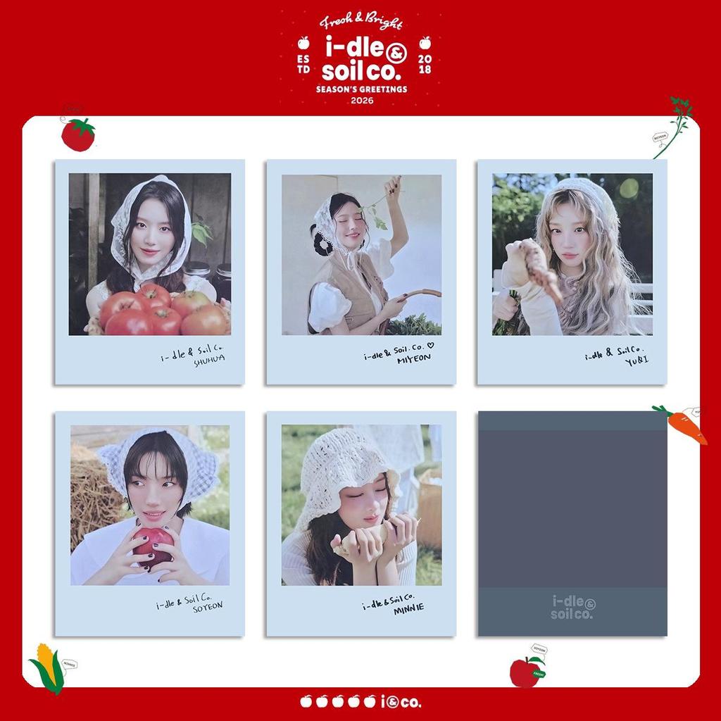(G)I-DLE 2026 Calendar Special: Ye Shuhua & Song Yuqi Collectible Card & Doll Set