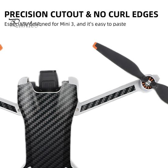 Practical Tear Without Leaving Glue Cool Patterns Drone Protective Decal Remote Control Stickers Drone Protector Flat Scratch Resistant