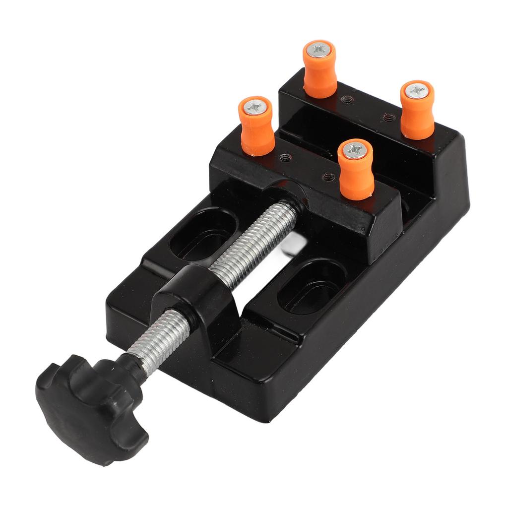 Mini Bench Vice Clamp Aluminium Alloy Opening Parallel Table Vise Clamp for Watch Repair